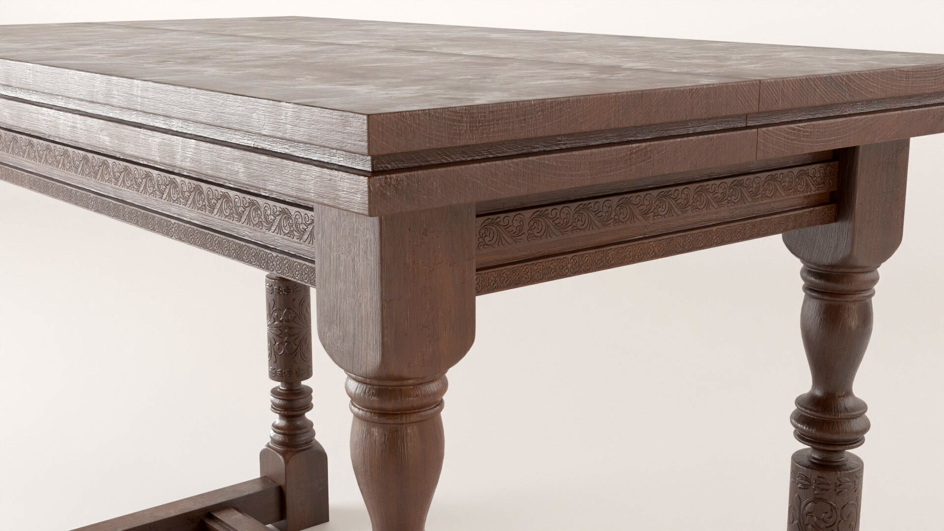 old table 3D model_8