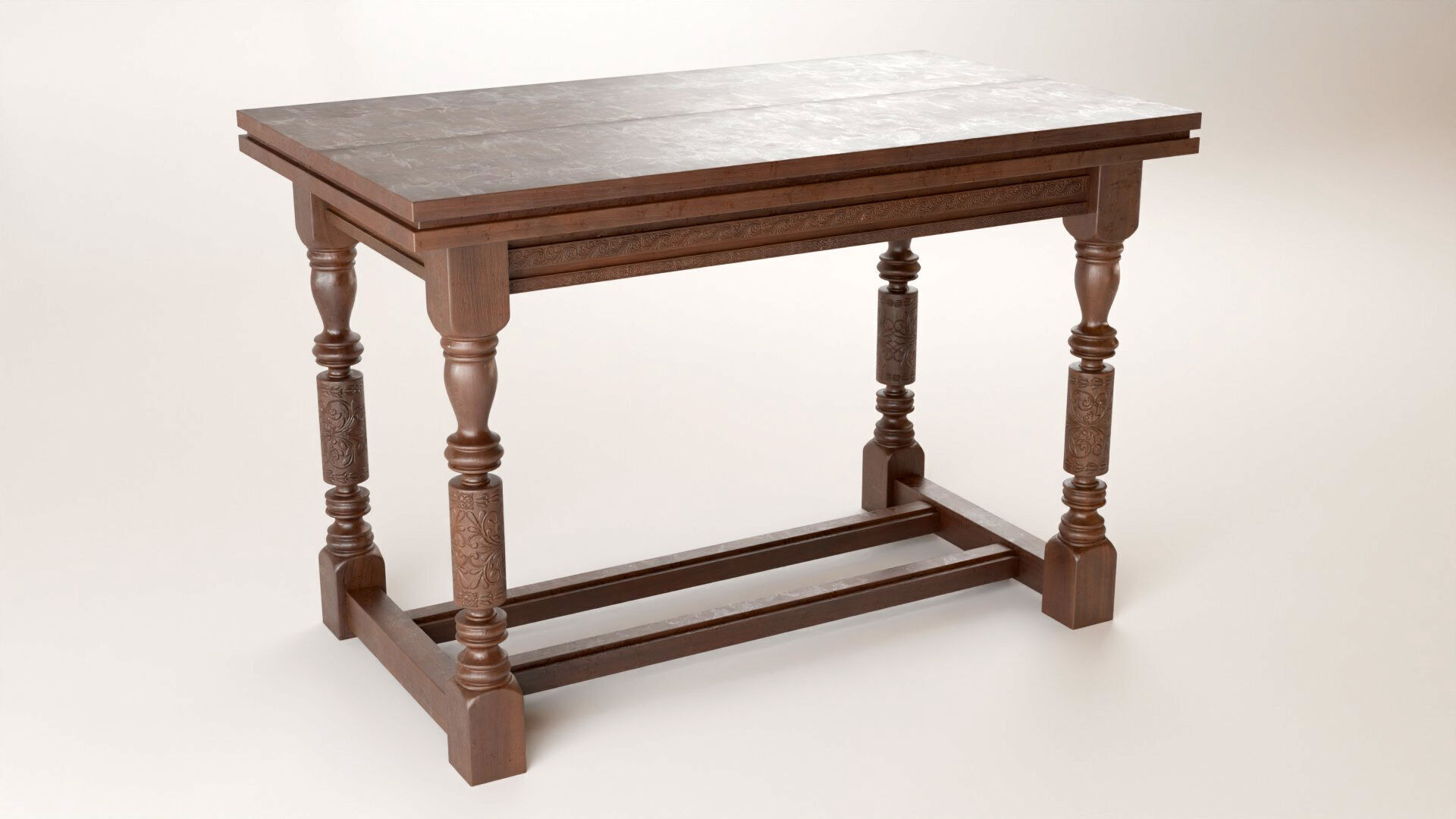 old table 3D model_7