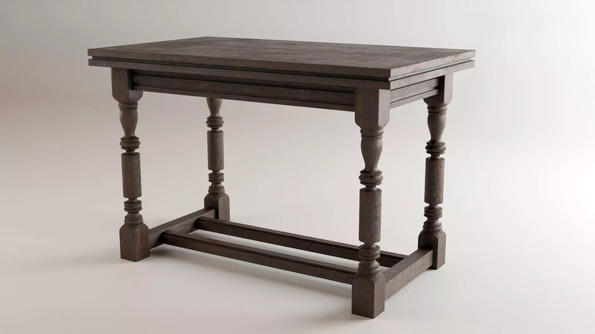 old table 3D model_0