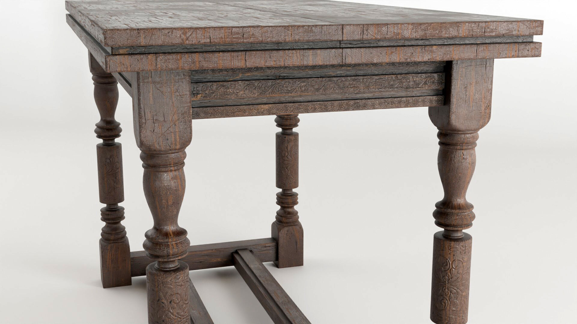 old table 3D model_2