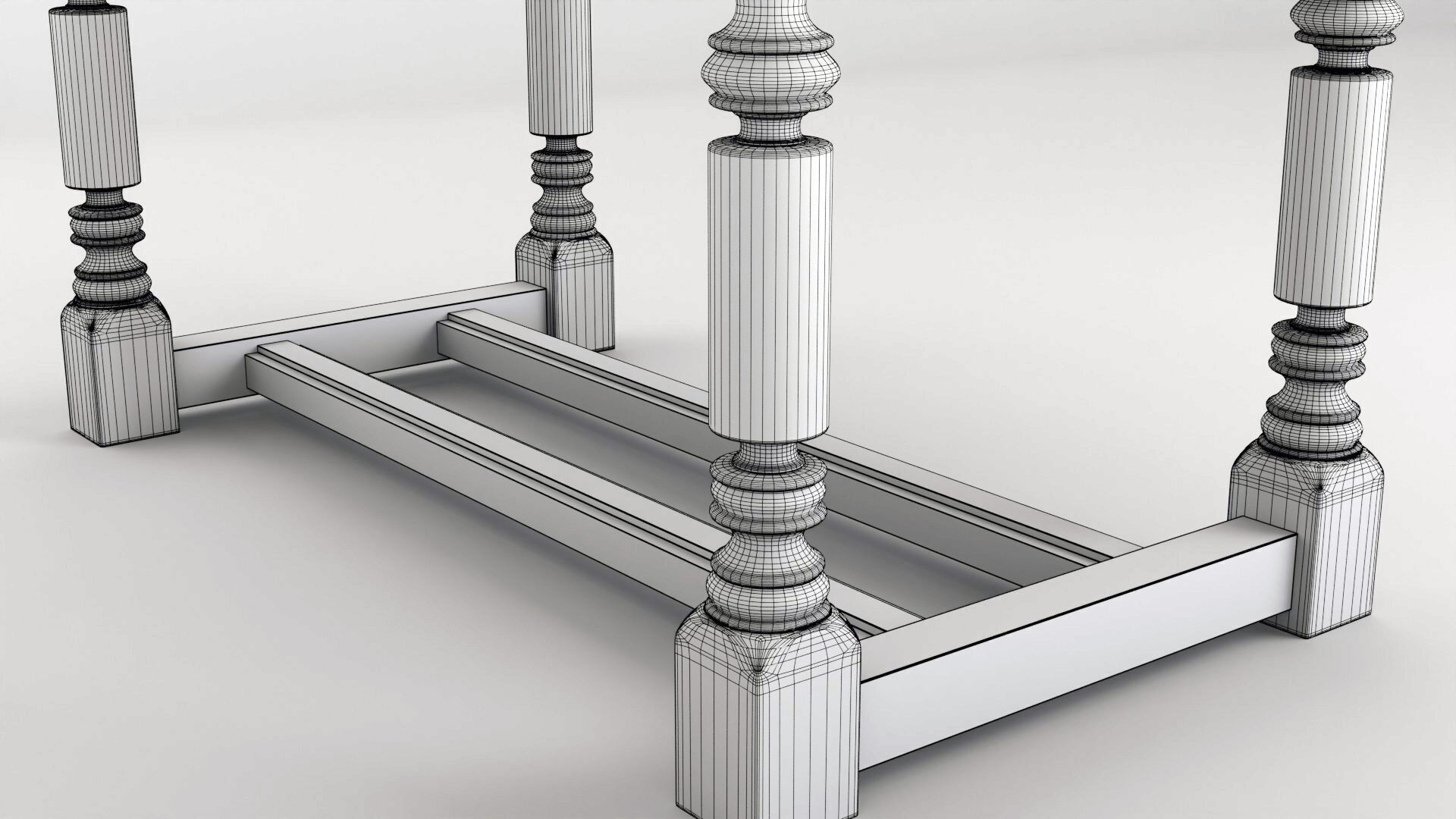 old table 3D model_13