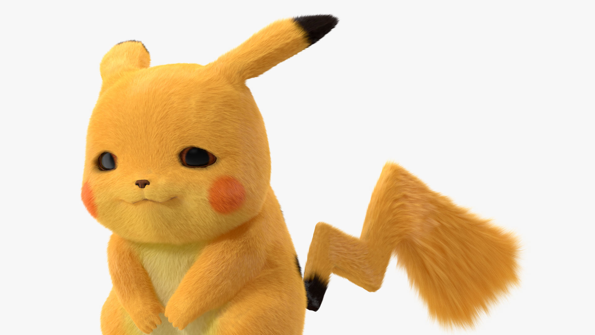 Pikachu Character Sad Fur 3D model_11