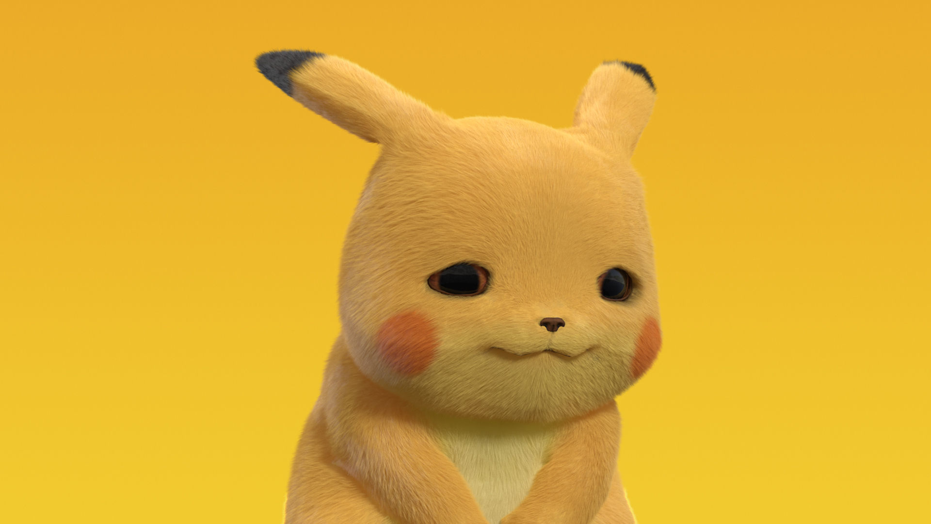 Pikachu Character Sad Fur 3D model_5