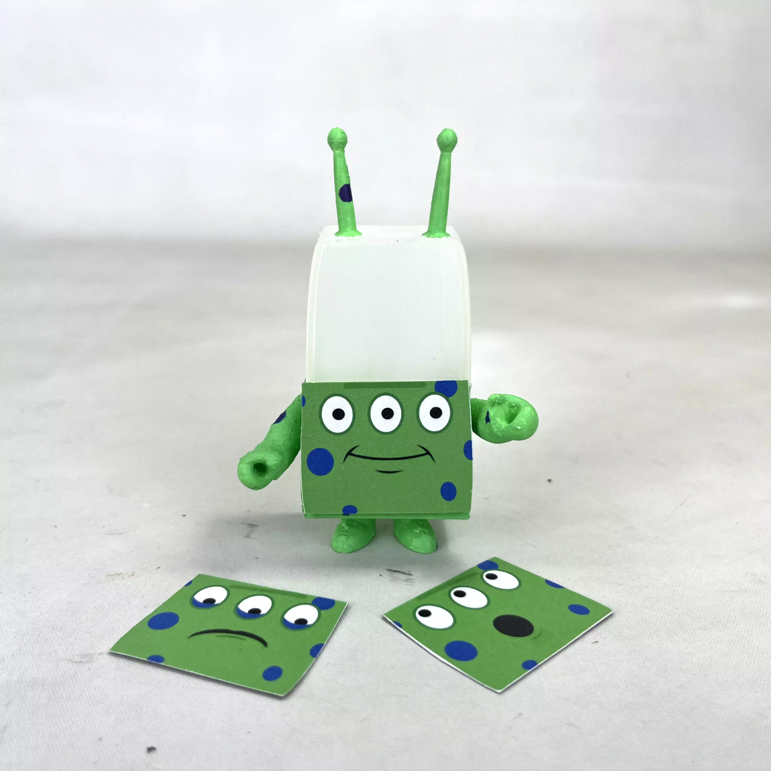 Alphablocks Fred the Alien Poseable Figure 3D print model