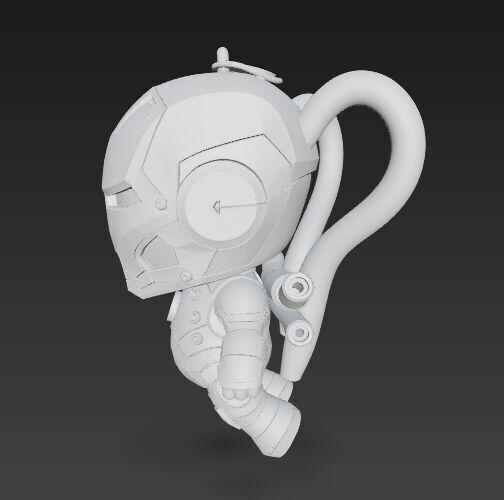 Dark Heroes Collection 6Piece 3D Keychain Model Set 3D print model_52