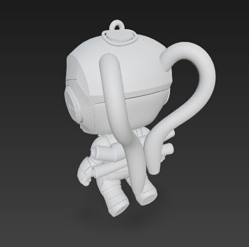 Dark Heroes Collection 6Piece 3D Keychain Model Set 3D print model_61