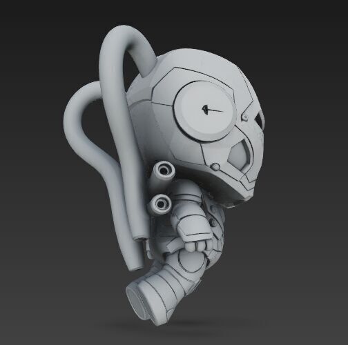 Dark Heroes Collection 6Piece 3D Keychain Model Set 3D print model_62