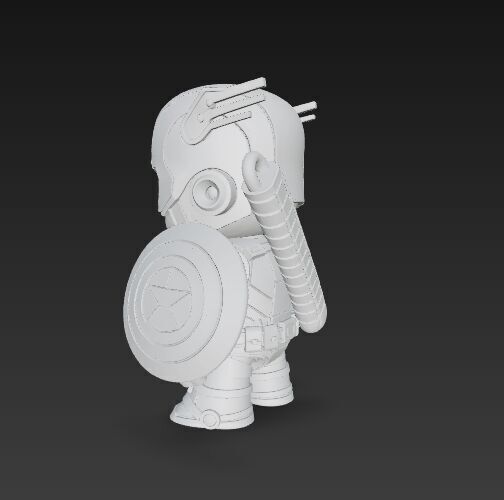 Dark Heroes Collection 6Piece 3D Keychain Model Set 3D print model_37