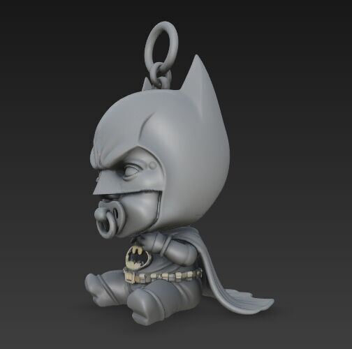 Dark Heroes Collection 6Piece 3D Keychain Model Set 3D print model_24