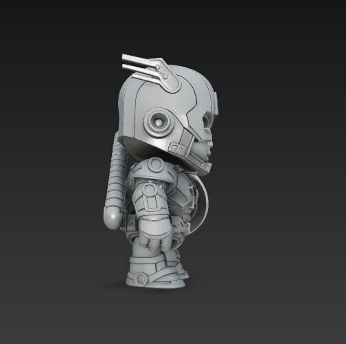 Dark Heroes Collection 6Piece 3D Keychain Model Set 3D print model_10