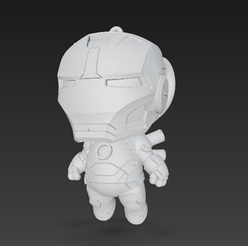 Dark Heroes Collection 6Piece 3D Keychain Model Set 3D print model_47