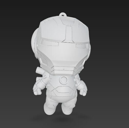 Dark Heroes Collection 6Piece 3D Keychain Model Set 3D print model_57