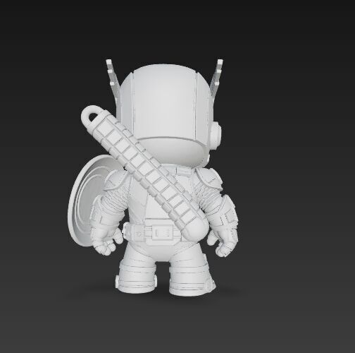 Dark Heroes Collection 6Piece 3D Keychain Model Set 3D print model_38