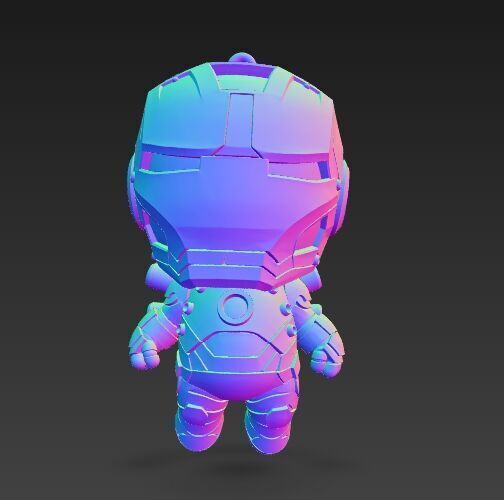 Dark Heroes Collection 6Piece 3D Keychain Model Set 3D print model_56