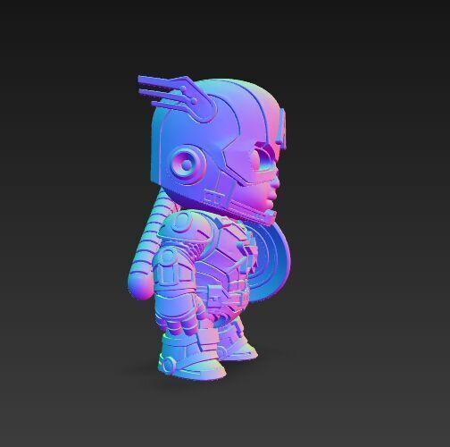 Dark Heroes Collection 6Piece 3D Keychain Model Set 3D print model_34