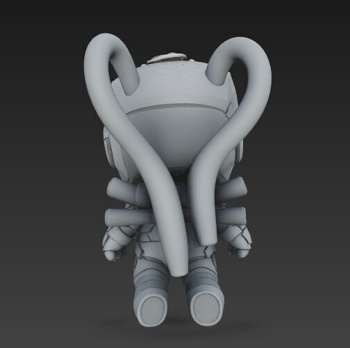 Dark Heroes Collection 6Piece 3D Keychain Model Set 3D print model_51