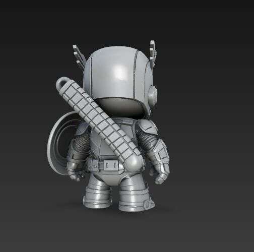 Dark Heroes Collection 6Piece 3D Keychain Model Set 3D print model_28