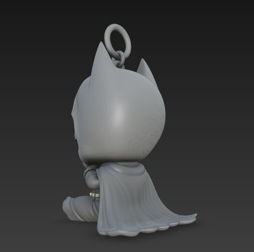 Dark Heroes Collection 6Piece 3D Keychain Model Set 3D print model_8