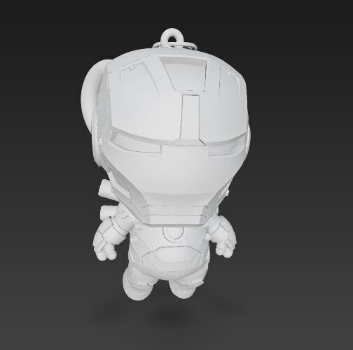 Dark Heroes Collection 6Piece 3D Keychain Model Set 3D print model_64