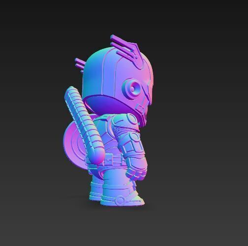 Dark Heroes Collection 6Piece 3D Keychain Model Set 3D print model_27