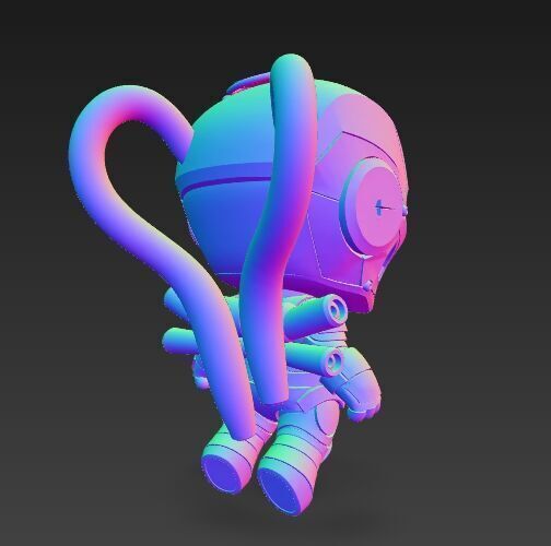 Dark Heroes Collection 6Piece 3D Keychain Model Set 3D print model_55