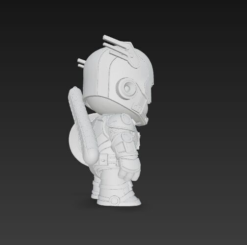 Dark Heroes Collection 6Piece 3D Keychain Model Set 3D print model_40