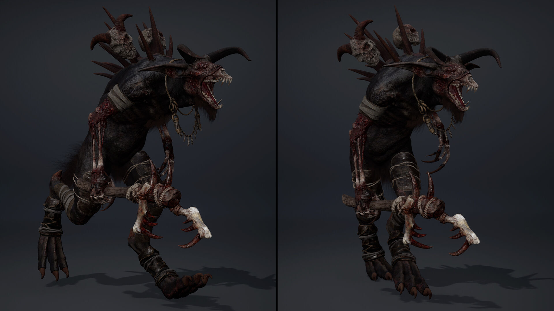 Shadowclaw Low-poly 3D model_13