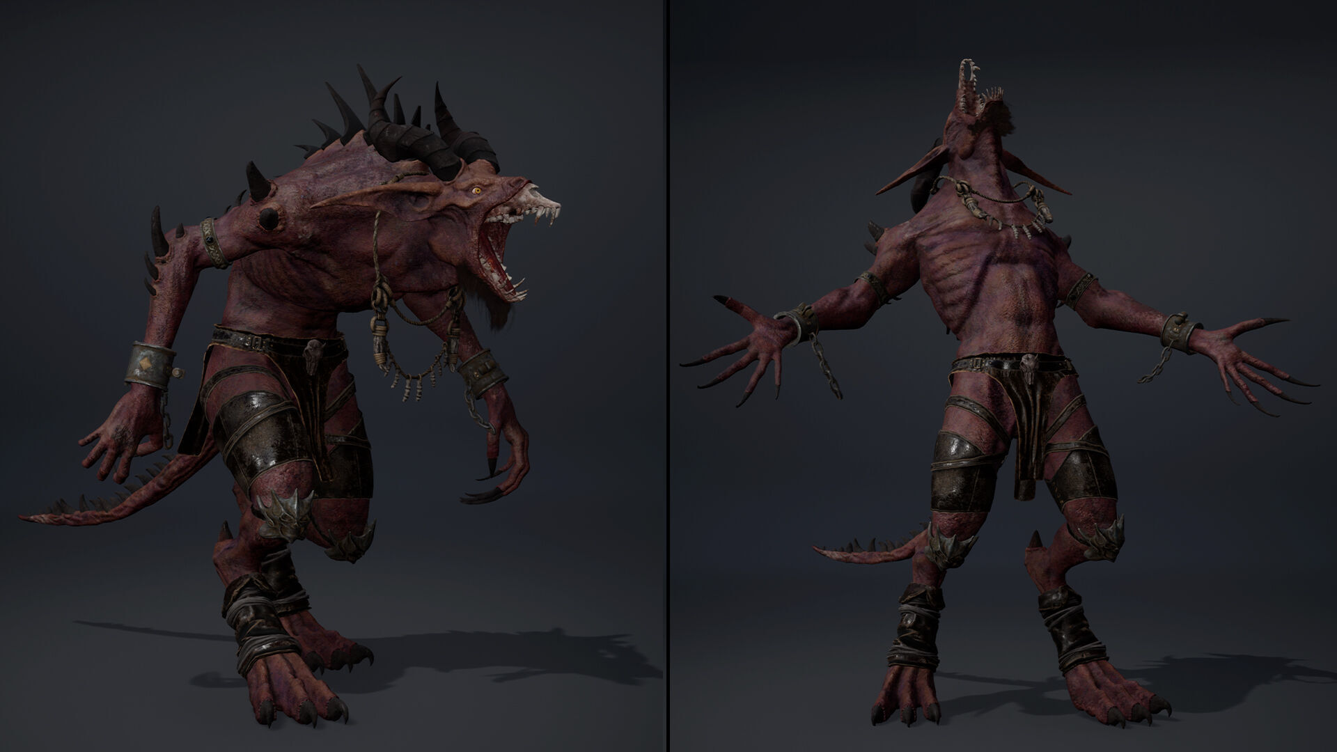 Shadowclaw Low-poly 3D model_37