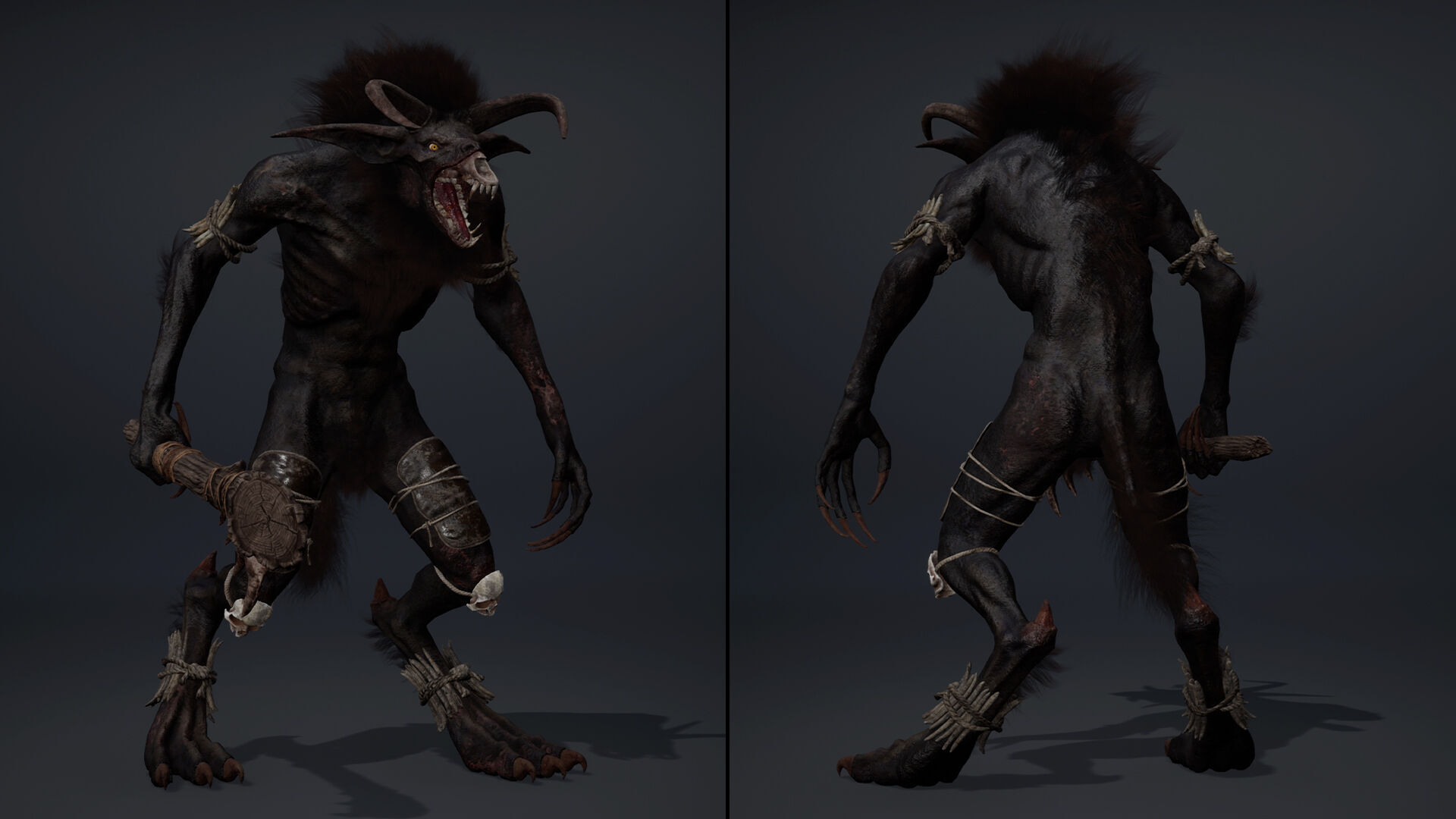 Shadowclaw Low-poly 3D model_22