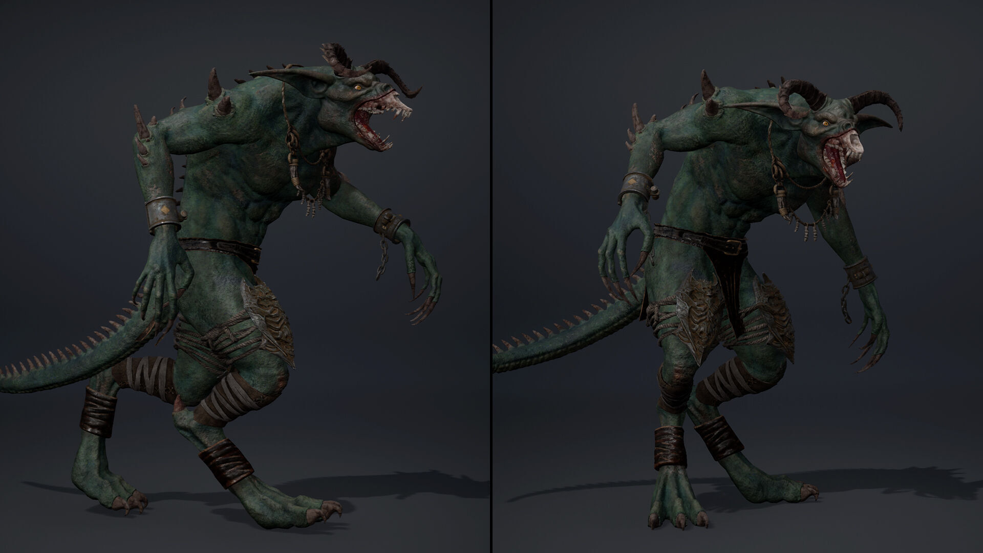 Shadowclaw Low-poly 3D model_29