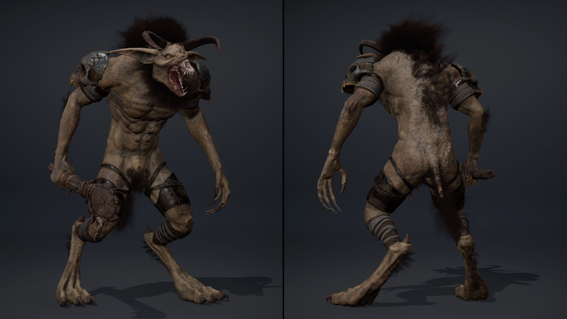 Shadowclaw Low-poly 3D model_21