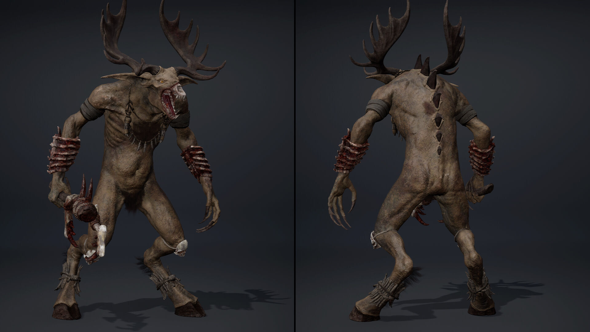 Shadowclaw Low-poly 3D model_20