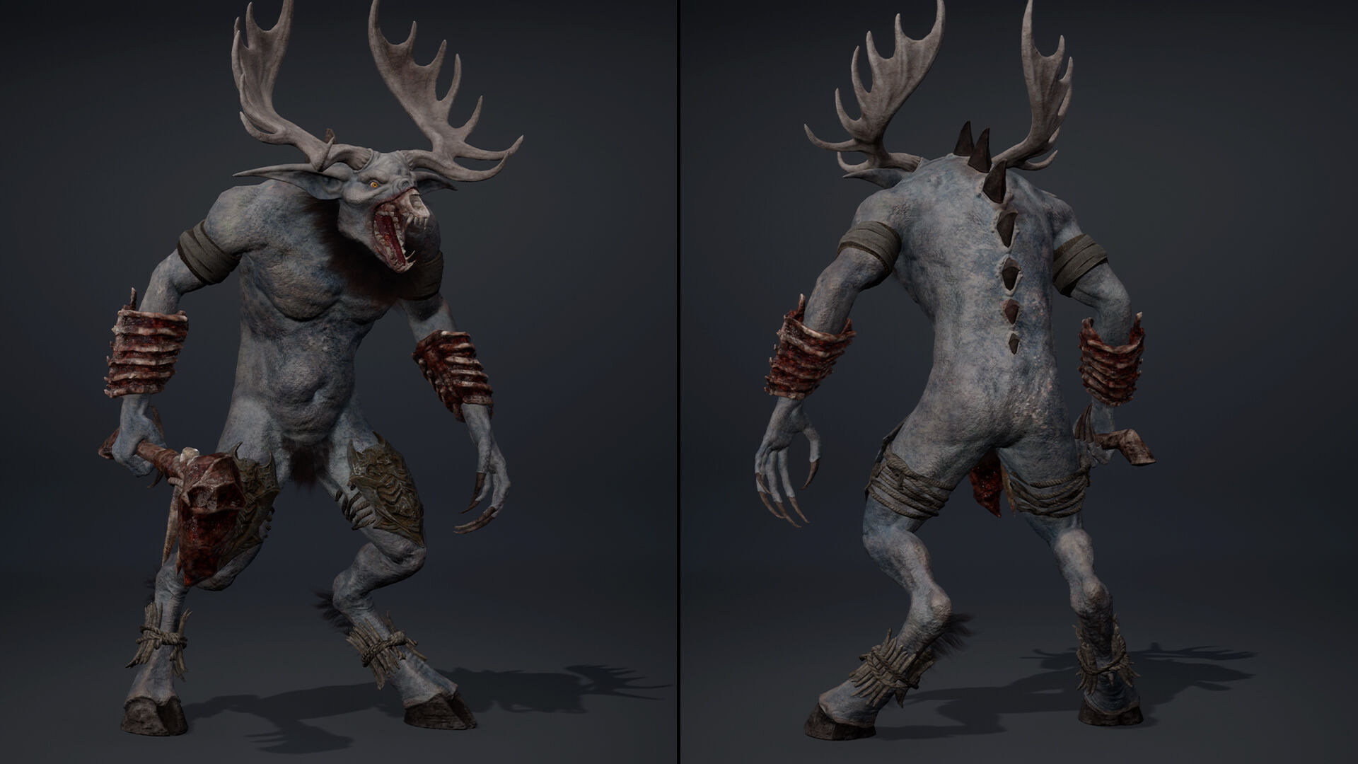 Shadowclaw Low-poly 3D model_19