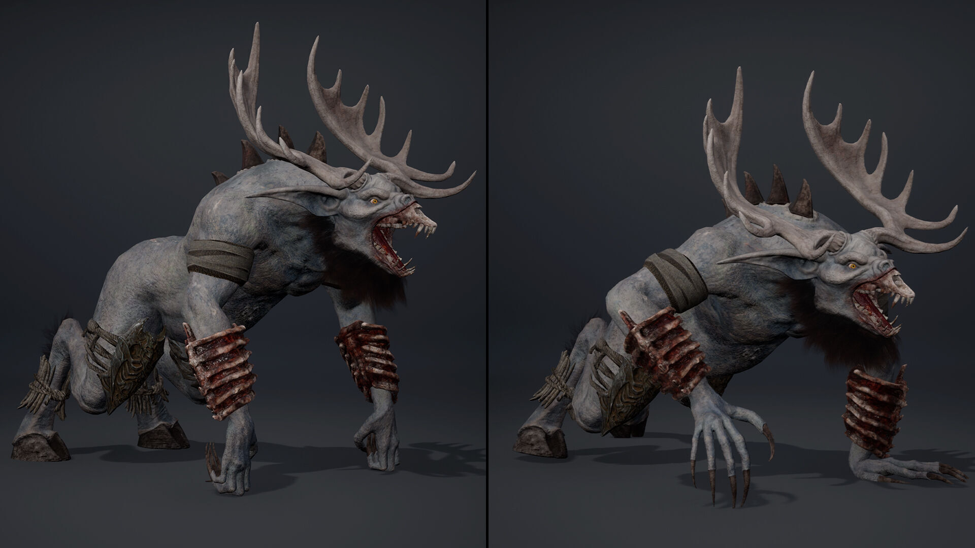 Shadowclaw Low-poly 3D model_24