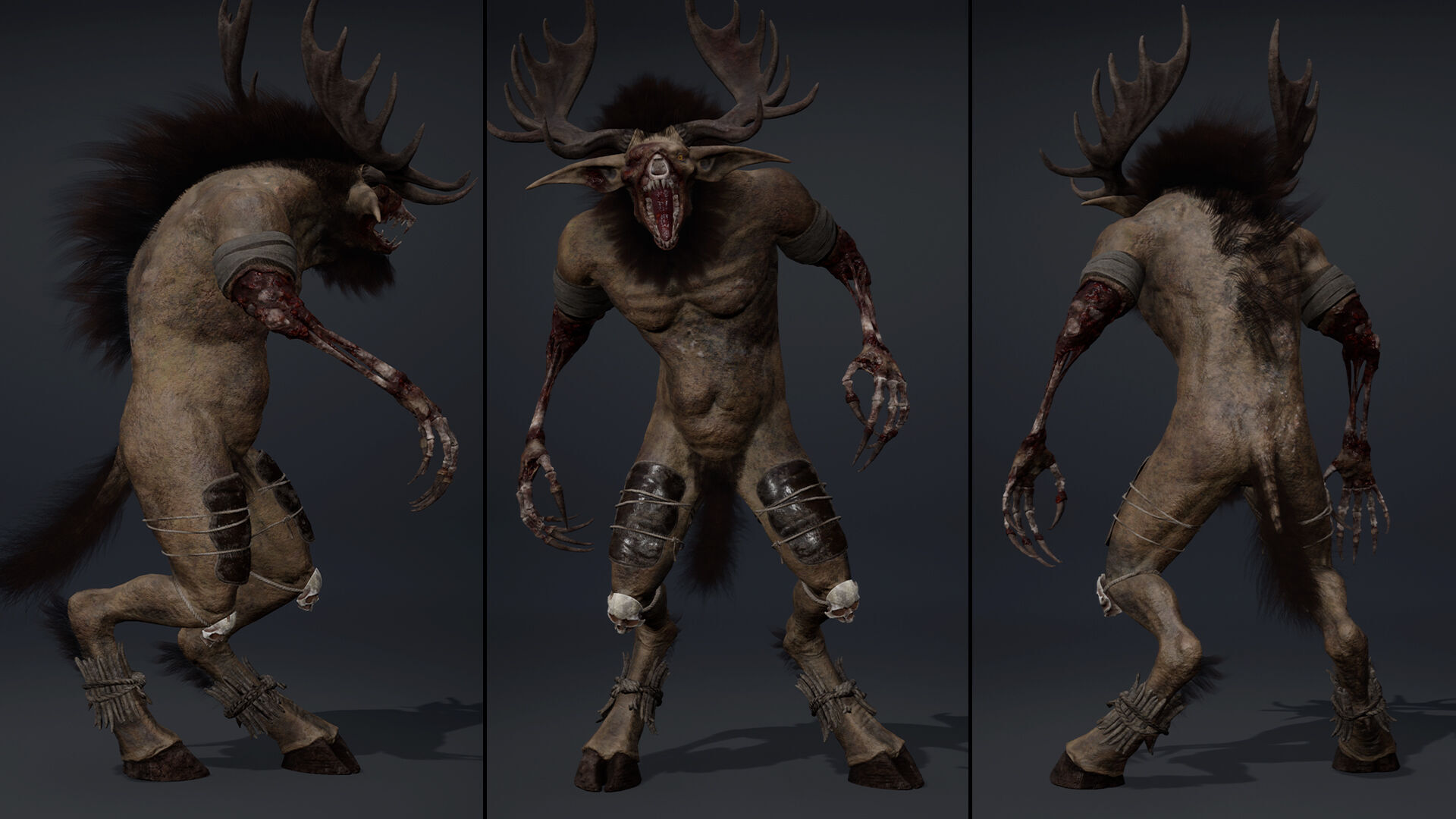 Shadowclaw Low-poly 3D model_34