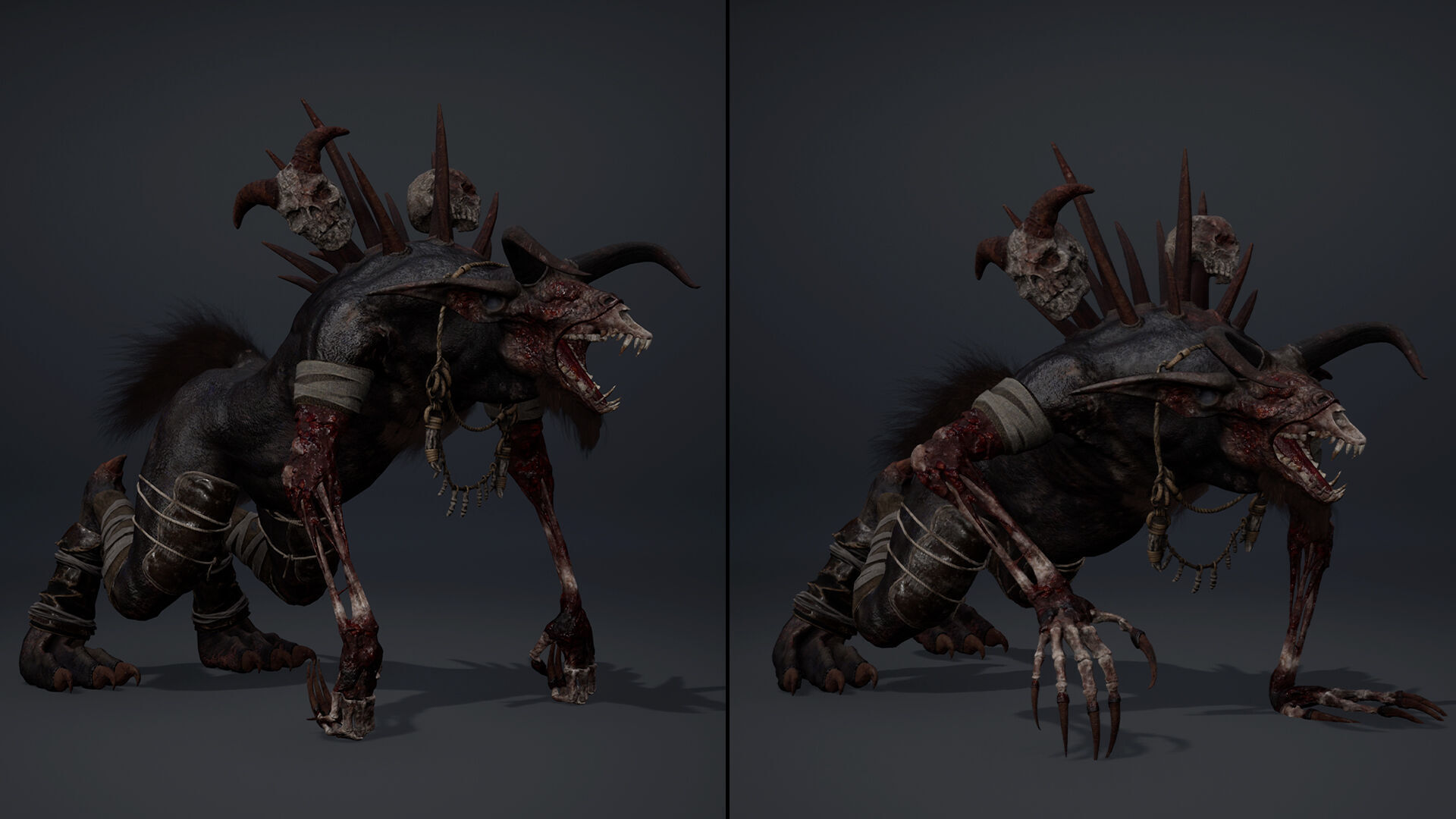 Shadowclaw Low-poly 3D model_23