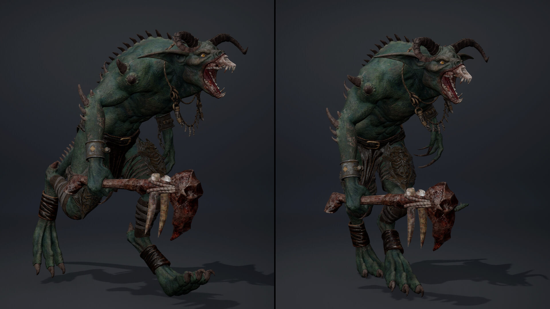 Shadowclaw Low-poly 3D model_14