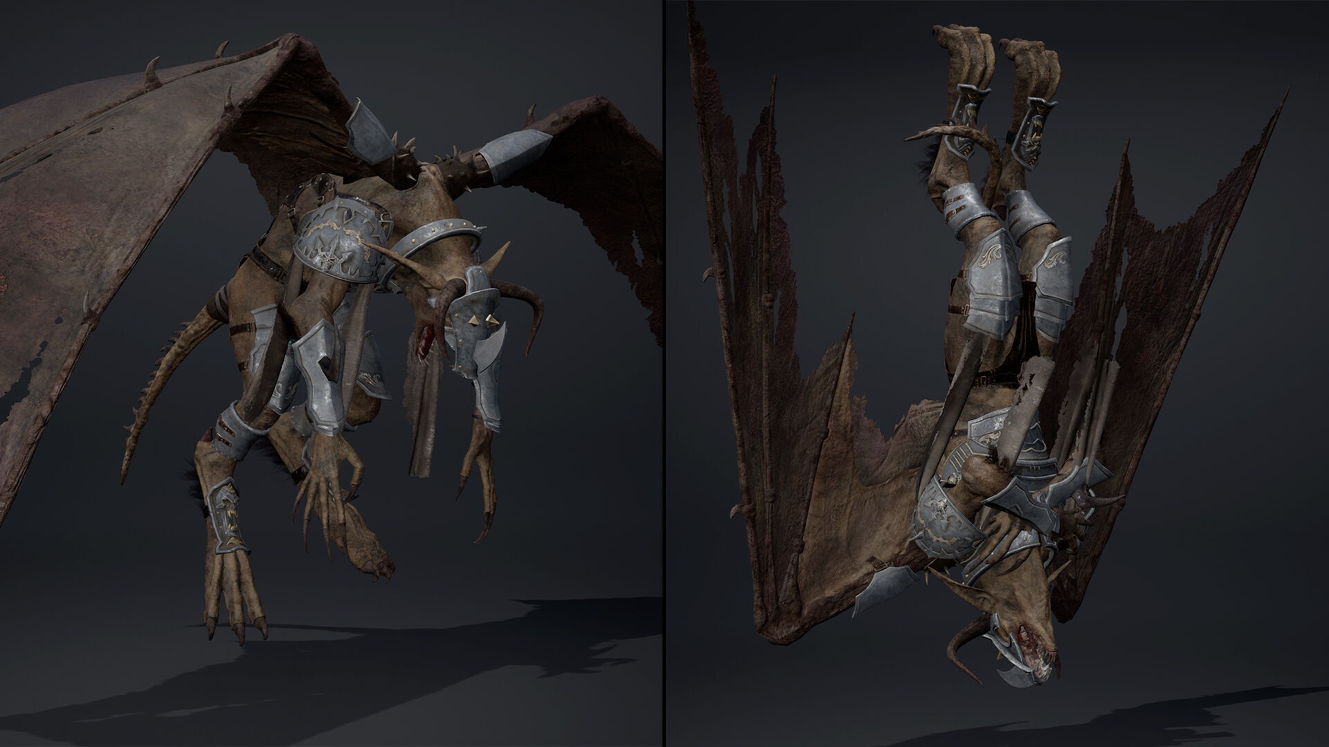 Shadow Swordman Low-poly 3D model_28