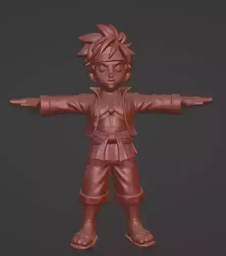 Anime-Inspired Pirate Hero Bust