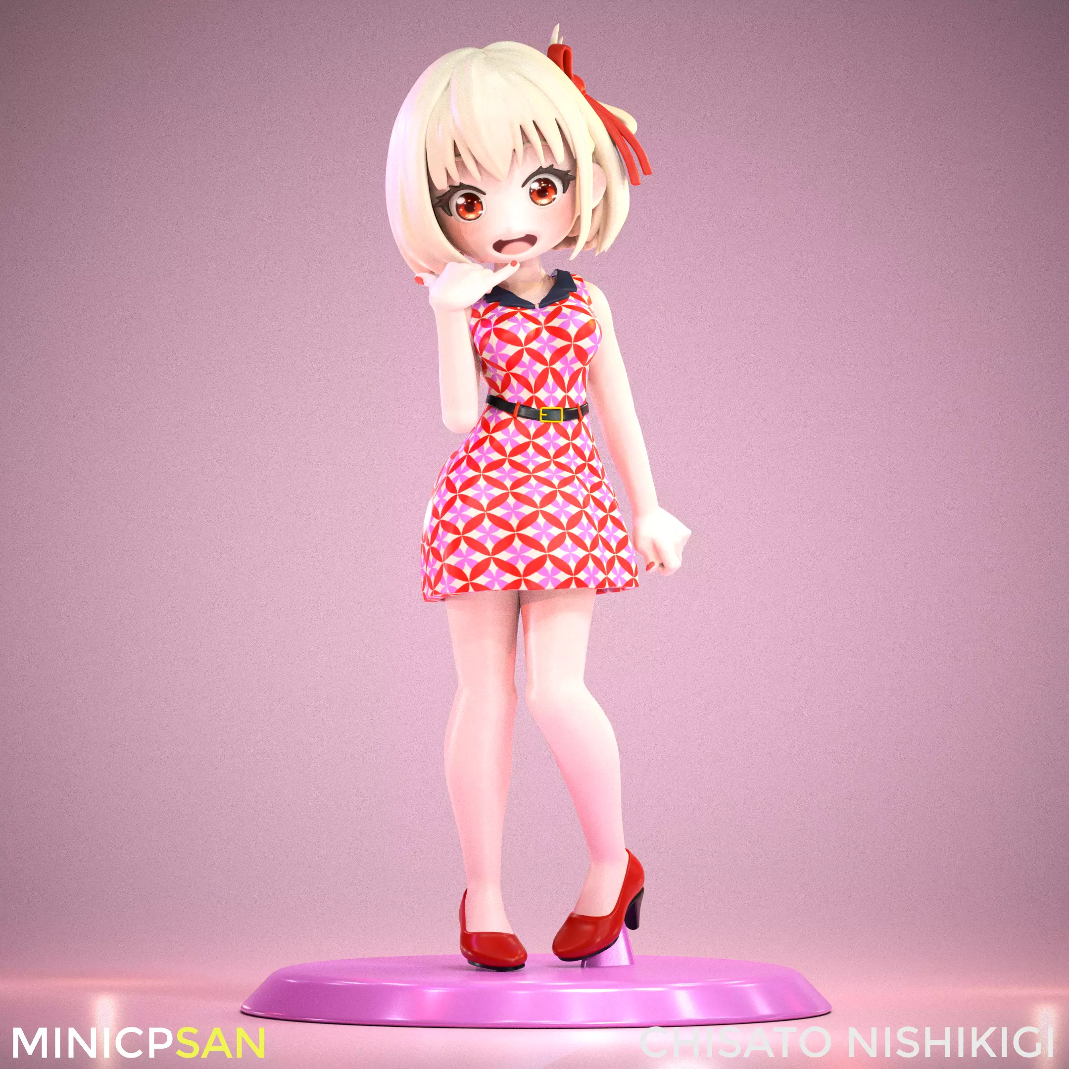 Chisato Nishikigi - Lovely After Date - Lycoris Recoil 3D print model