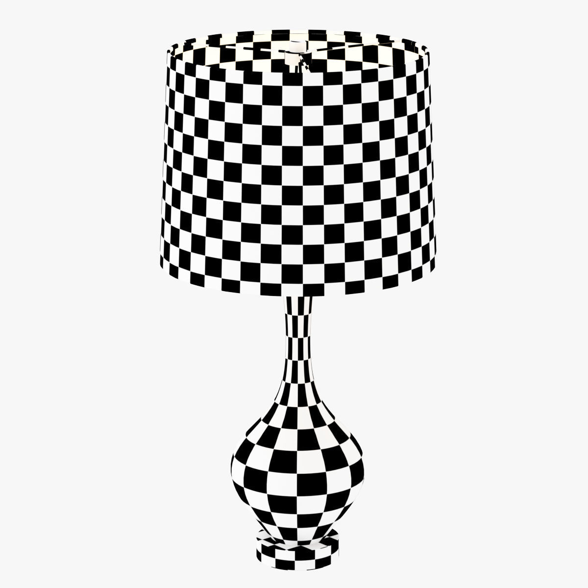 Rejuvenation Colored Glass Table Lamp - Tall 3D model_4