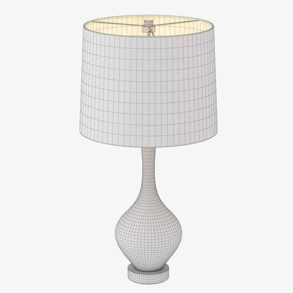 Rejuvenation Colored Glass Table Lamp - Tall 3D model_3