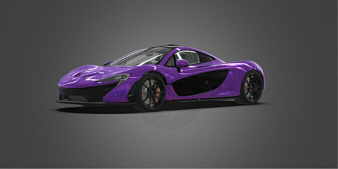 High-Poly 3D Model of McLaren P1 Hypercar  3D model