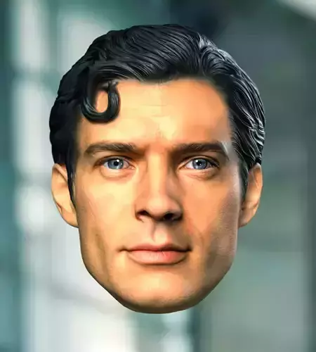 V2 Superman 2025 Clark Kent David Corenswet Head Headsculpt 3D print model