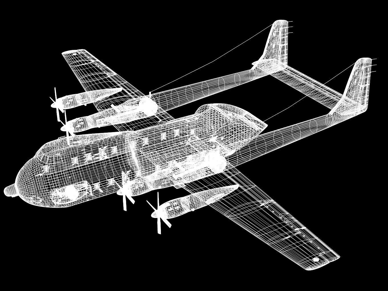 Armstrong Whitworth Argosy AW660C 3D model_17