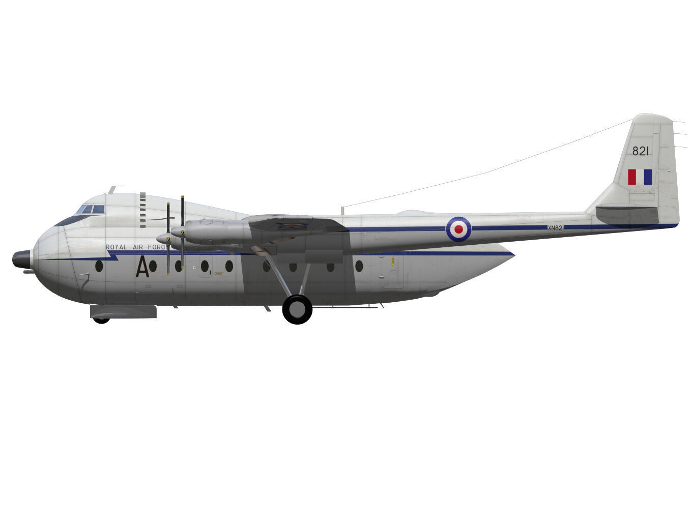 Armstrong Whitworth Argosy AW660C 3D model_10