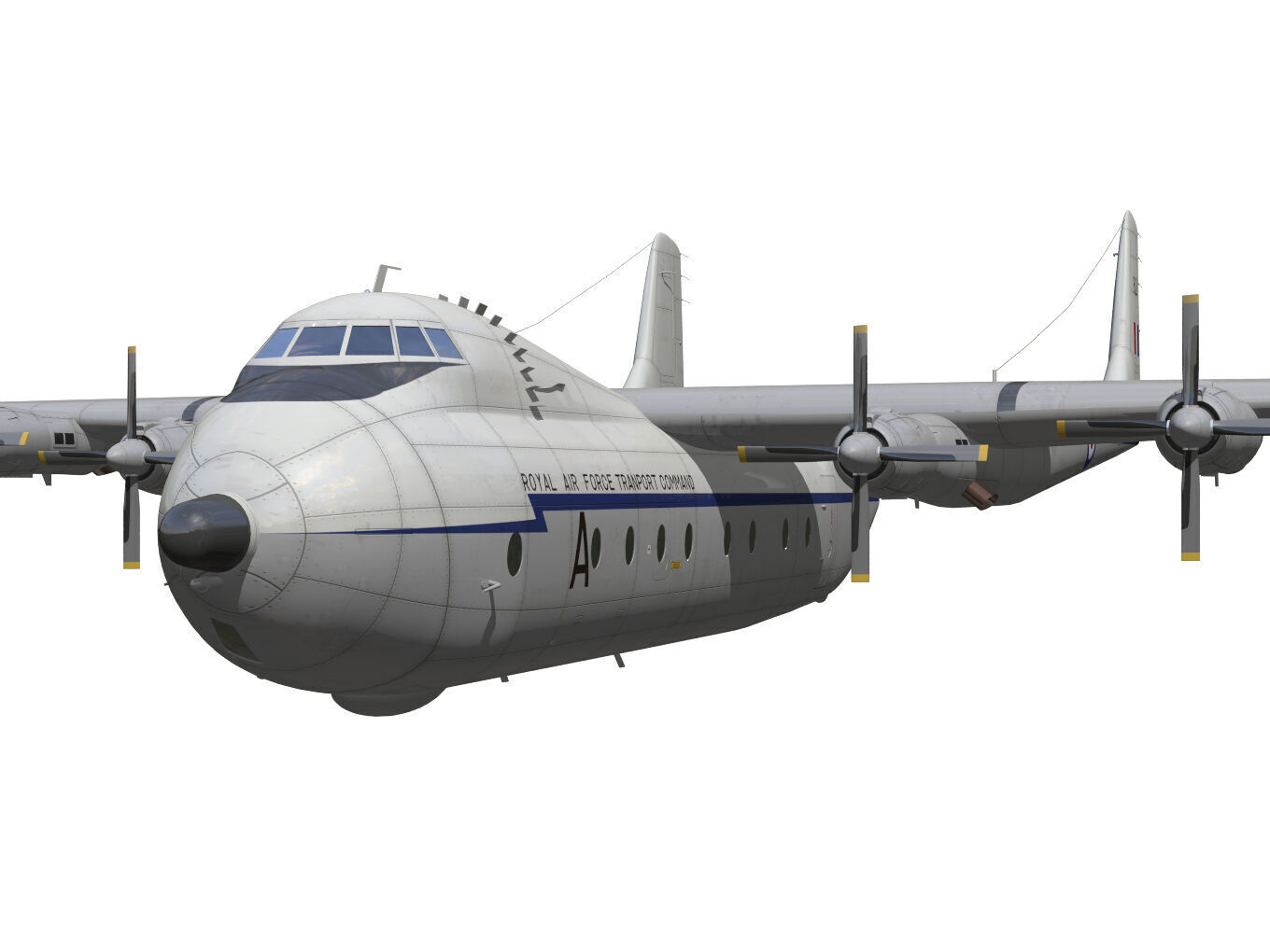 Armstrong Whitworth Argosy AW660C 3D model_4