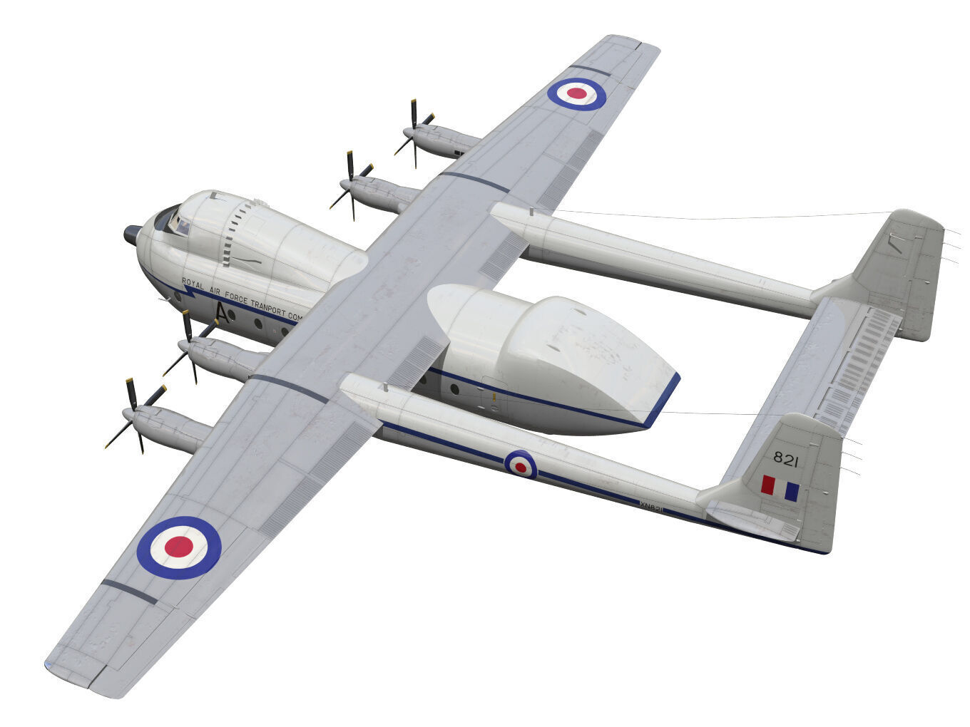 Armstrong Whitworth Argosy AW660C 3D model_1