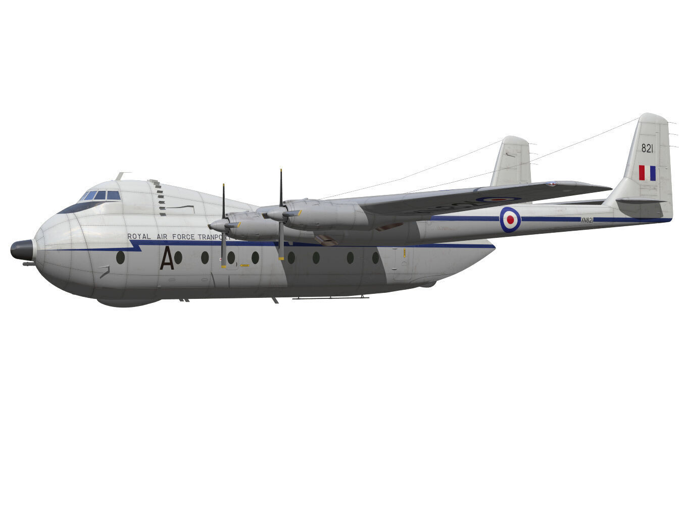 Armstrong Whitworth Argosy AW660C 3D model_2