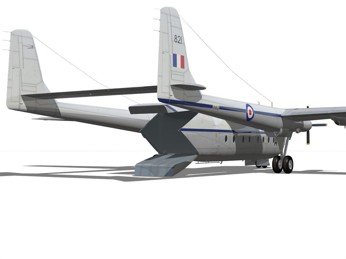 Armstrong Whitworth Argosy AW660C 3D model_8